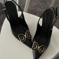 D&D Siyah Topuklu Ayakkabı